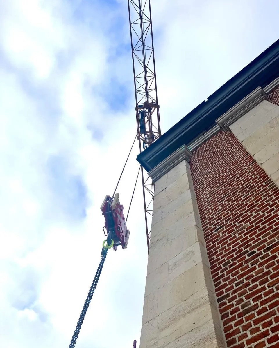 Renovatie van de sint anna kerk te bottelaere