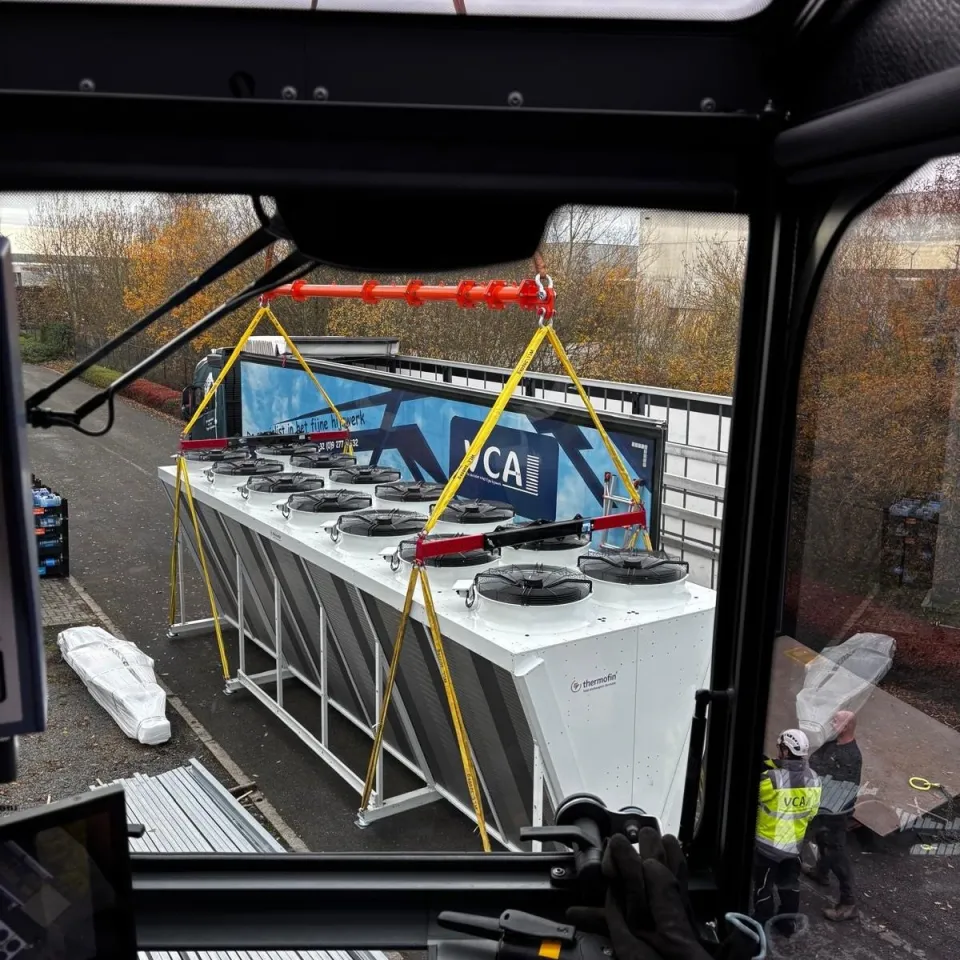 Schuifzeil dieplader voor veilig en flexibel technisch transport