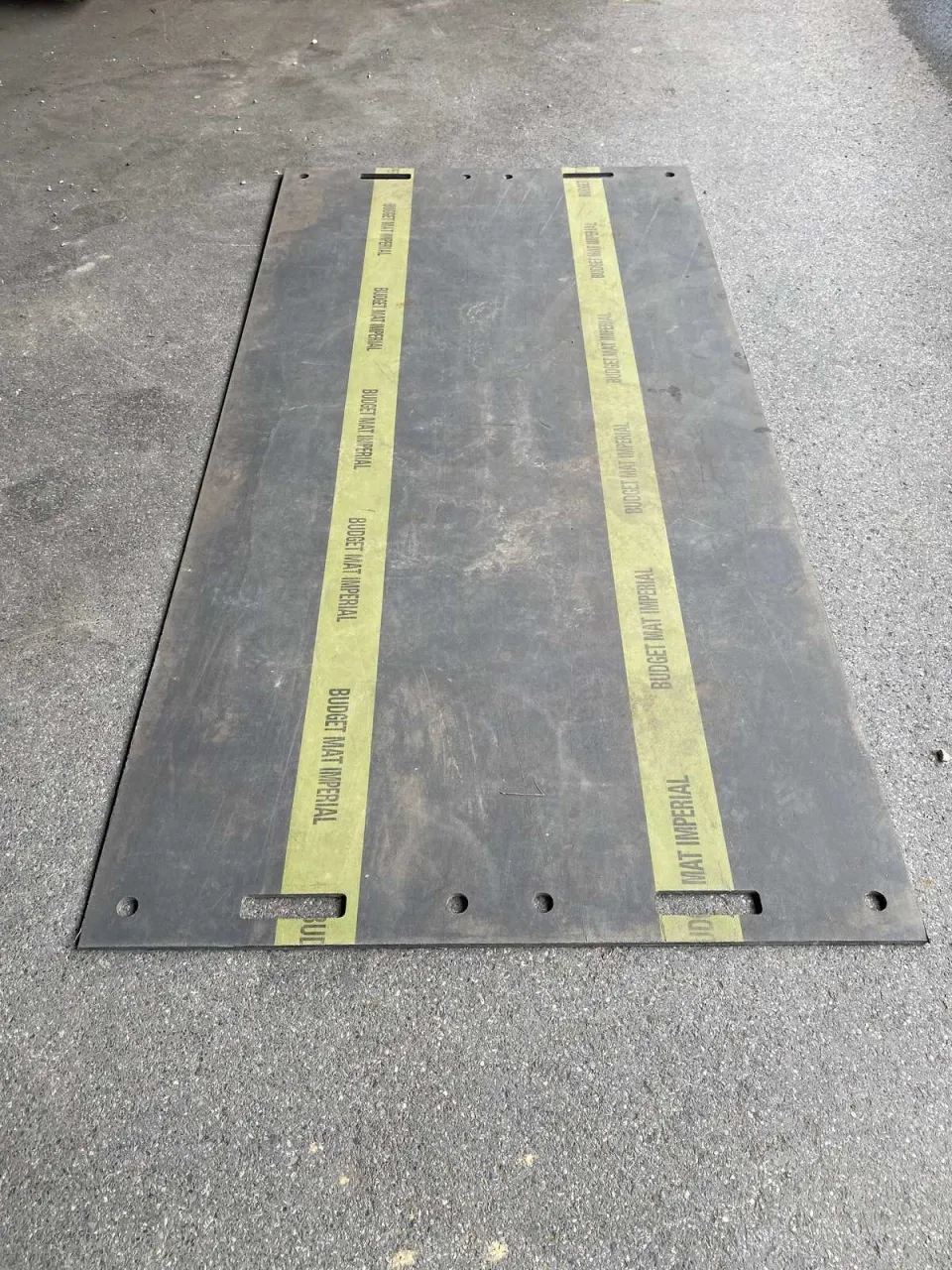 Gladde rijplaten voor afgewerkte verharding