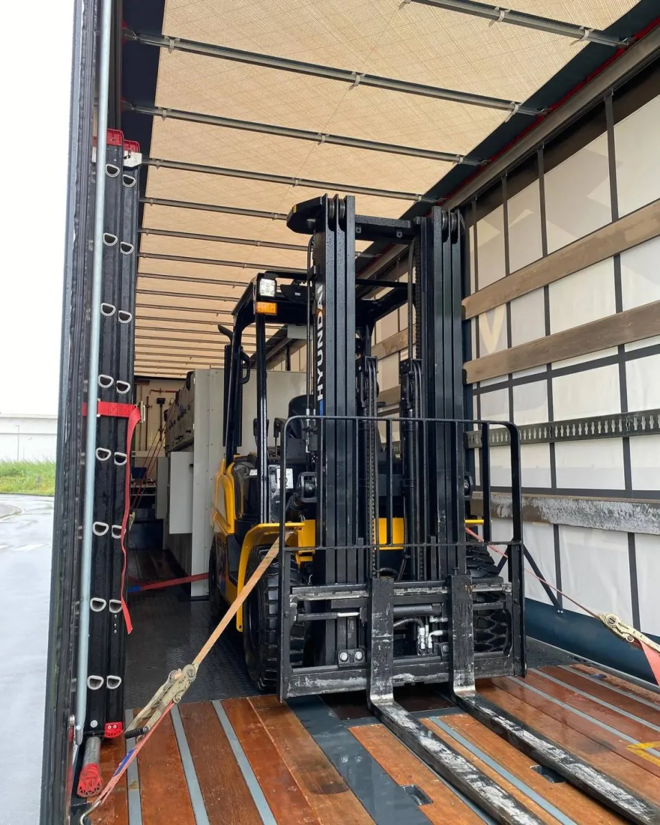 Transport in de haven van antwerpen